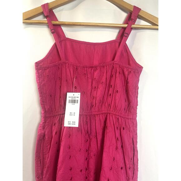 Abercrombie And Fitch Girls Sun-kissed Pink Eyelet Cottage Dress Size 11/12 - Picture 4 of 10